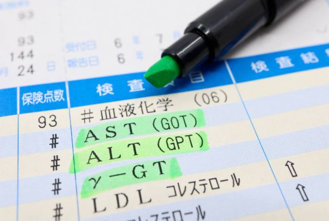 健康診断の結果用紙